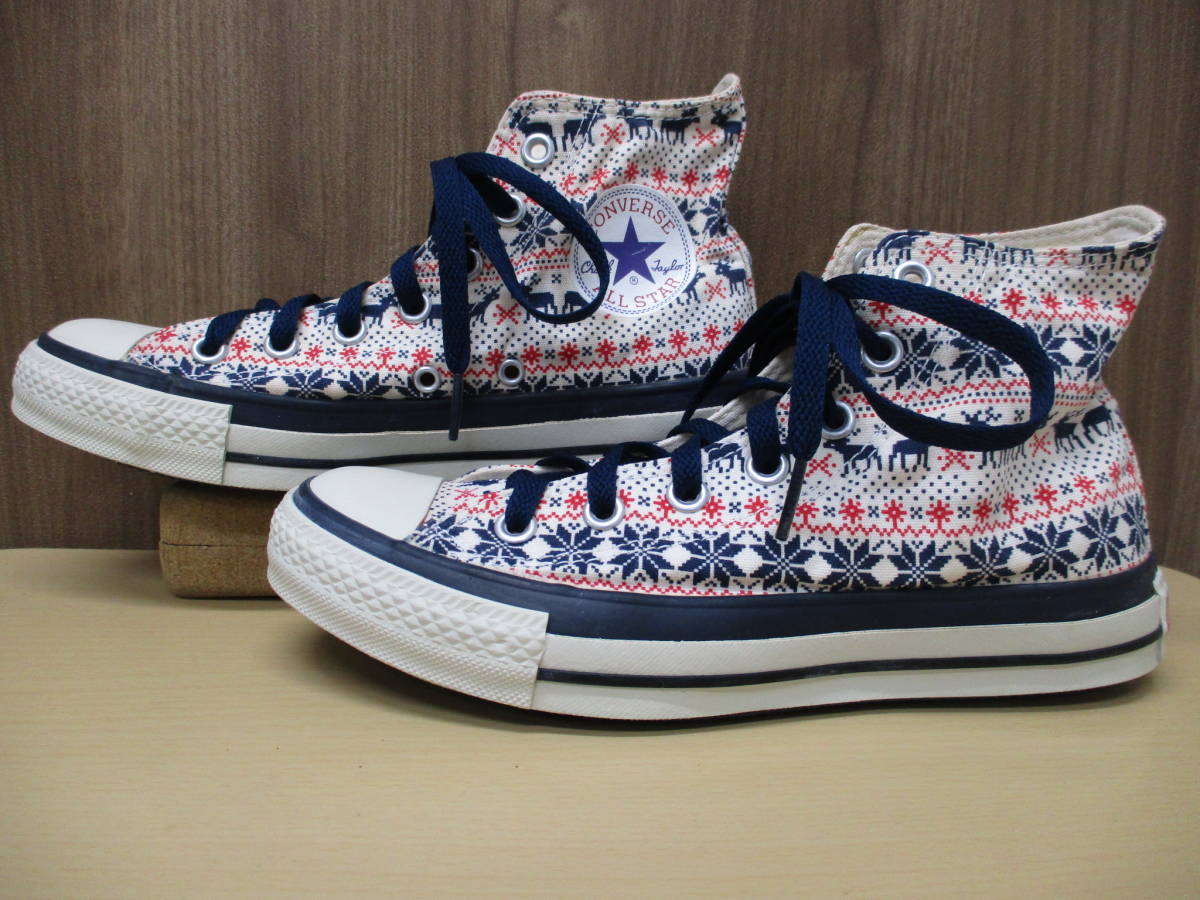 Converse コンバース All Star 1b729 オールスター ノルディックセーター Hi レディース ハイカット スニーカー 紺 24cm Eb05b の落札情報詳細 ヤフオク落札価格情報 オークフリー スマートフォン版