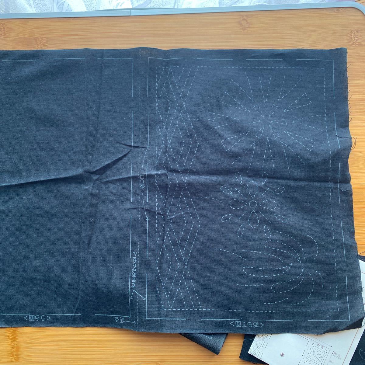 フェリシモ 刺し子 ティーマット コースター各2点のセット 花火と菱青海波 水で落ちるプリント布 作り方のみ 初心者向け の落札情報詳細 ヤフオク落札価格情報 オークフリー スマートフォン版