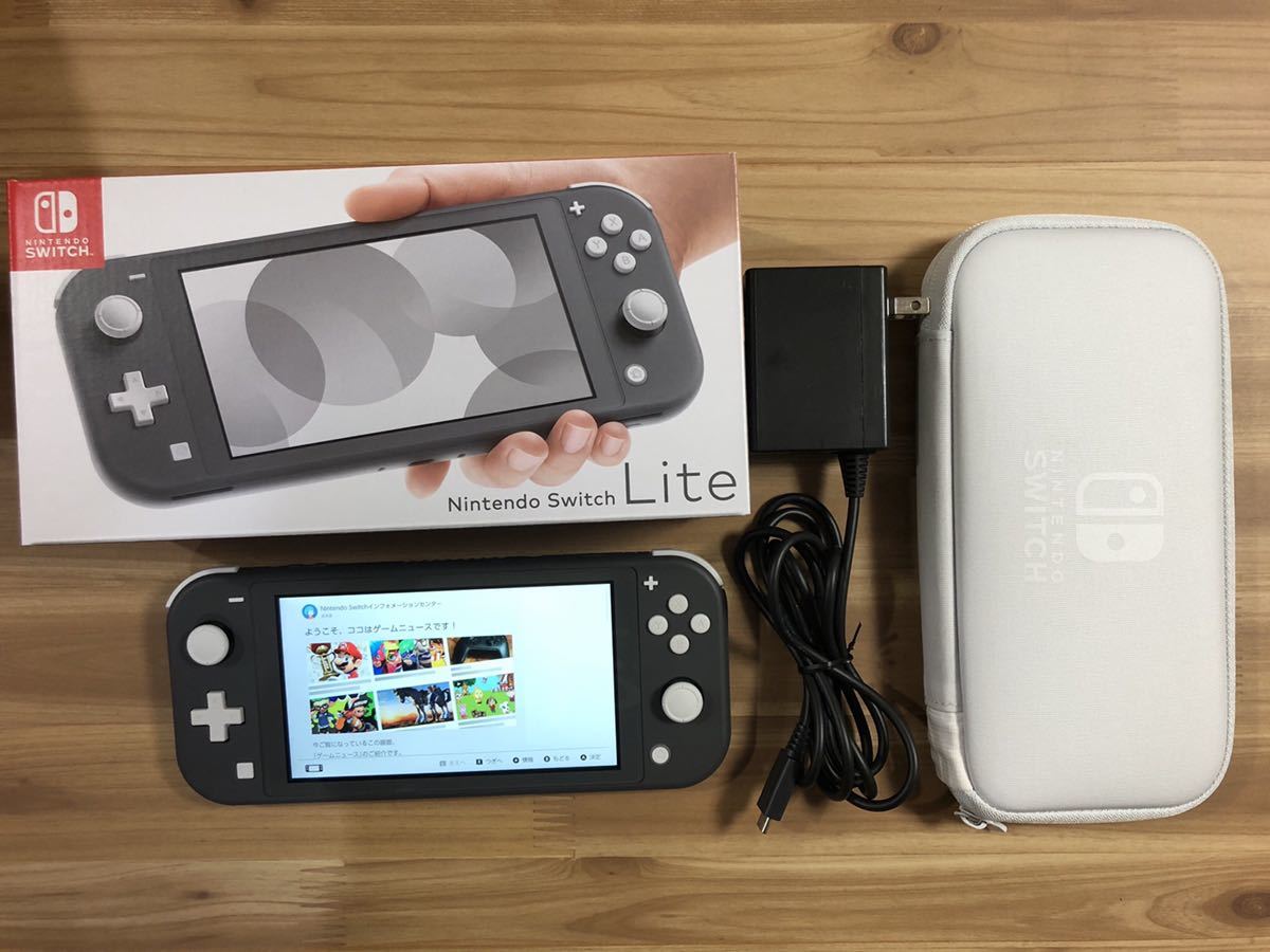 中古] [ケースある￼] NINTENDO SWITCH LITE グレー（中古] [ケース  