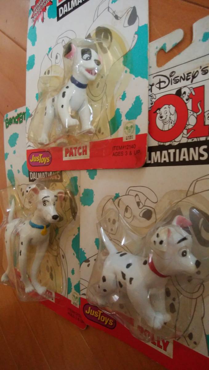 新品 101わんちゃん ローリー パッチ パーディタ 3体セット Justoys フィギュア ダルメシアン の落札情報詳細 ヤフオク落札価格情報 オークフリー スマートフォン版