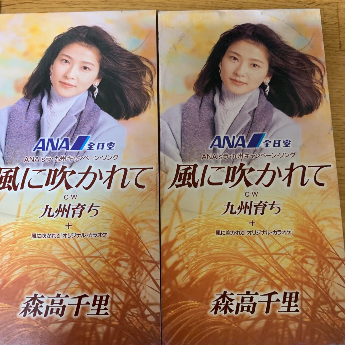 森高千里 ANA ラ・九州 約103×145㎝ ポスター