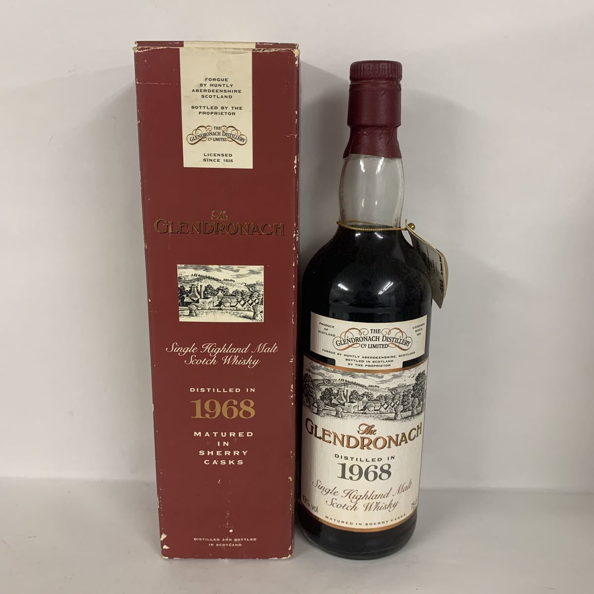 未開栓 希少 グレンドロナック 1968 ANA 25年 ウイスキー 古酒