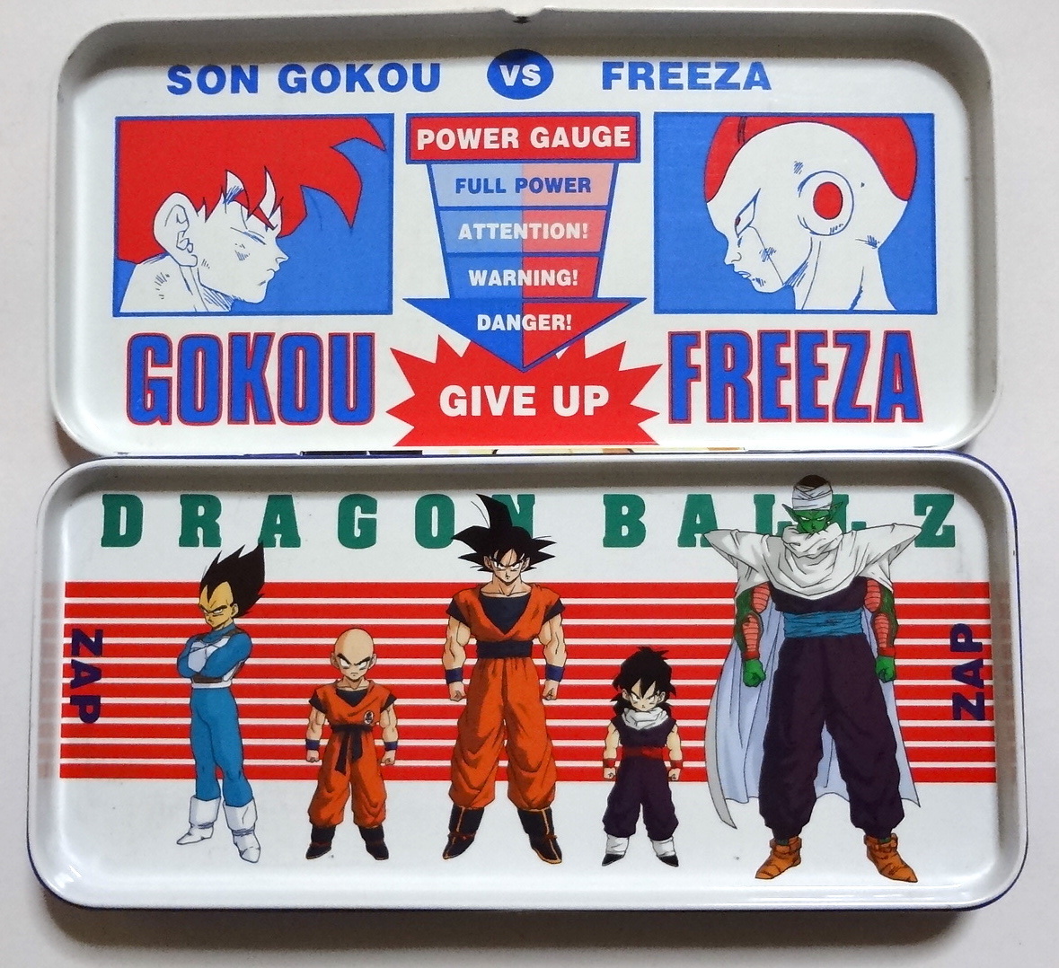 レトロ★日本製★ドラゴンボールZ ゲーム付き 筆箱 缶ペンケース 筆記用具 レトロ☆日本製☆ドラゴンボールZ ゲーム付き 筆箱 缶ペンケース