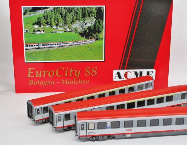 HO A.C.M.E. 55143 オーストリア鉄道 EC 84 客車3両セット【ジャンク