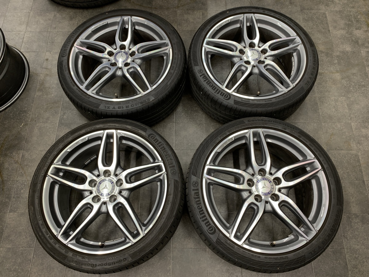 綺麗 メルセデスベンツ Amg Aクラス W176 Cla 純正 225 40r18 コンチネンタル 2016年製 バリ山 車検用 流用など の落札情報詳細 ヤフオク落札価格情報 オークフリー スマートフォン版
