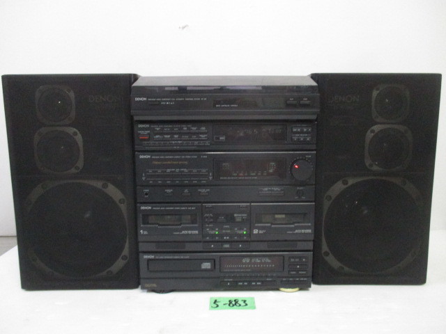 5-883〇DENON システムコンポ D-3535/DP-38F〇の落札情報詳細 - Yahoo