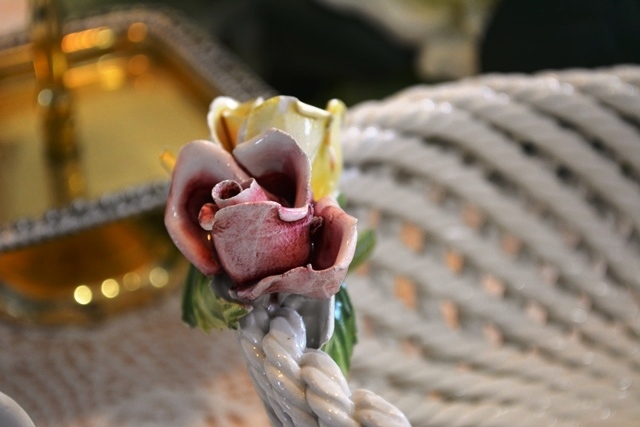 銀板画】美味しそうなフルーツの入ったバスケット