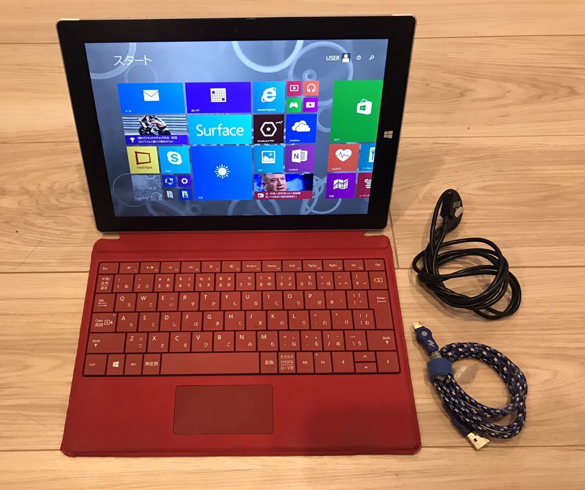 Microsoft Surface 3 Windows8 128gb メモリ4gb マイクロソフトサーフェイス ウィンドウズ ノートパソコン Atom X7 Z8700 の落札情報詳細 ヤフオク落札価格情報 オークフリー スマートフォン版