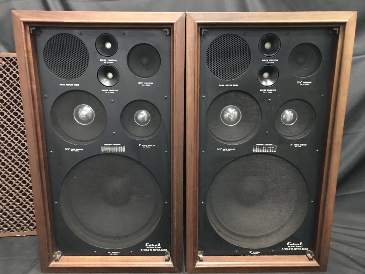 1969年 ヴィンテージ CORAL BX-800 コーラル ペアスピーカー CORAL
