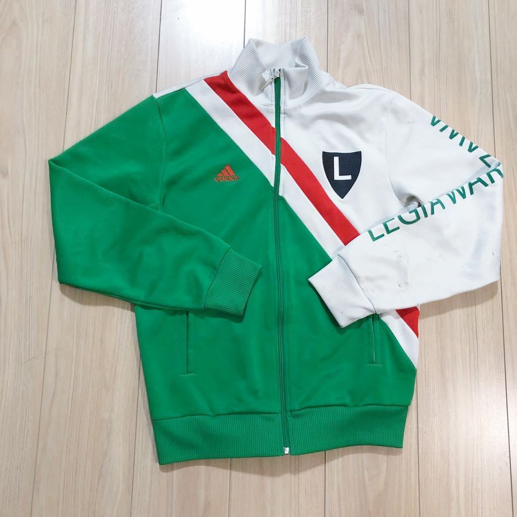 (アディダス) レギア ワルシャワ サッカー トラック ジャージ 緑 adidas アディダス トラックジャケット ジャージ LEGIA WARSZAWA
