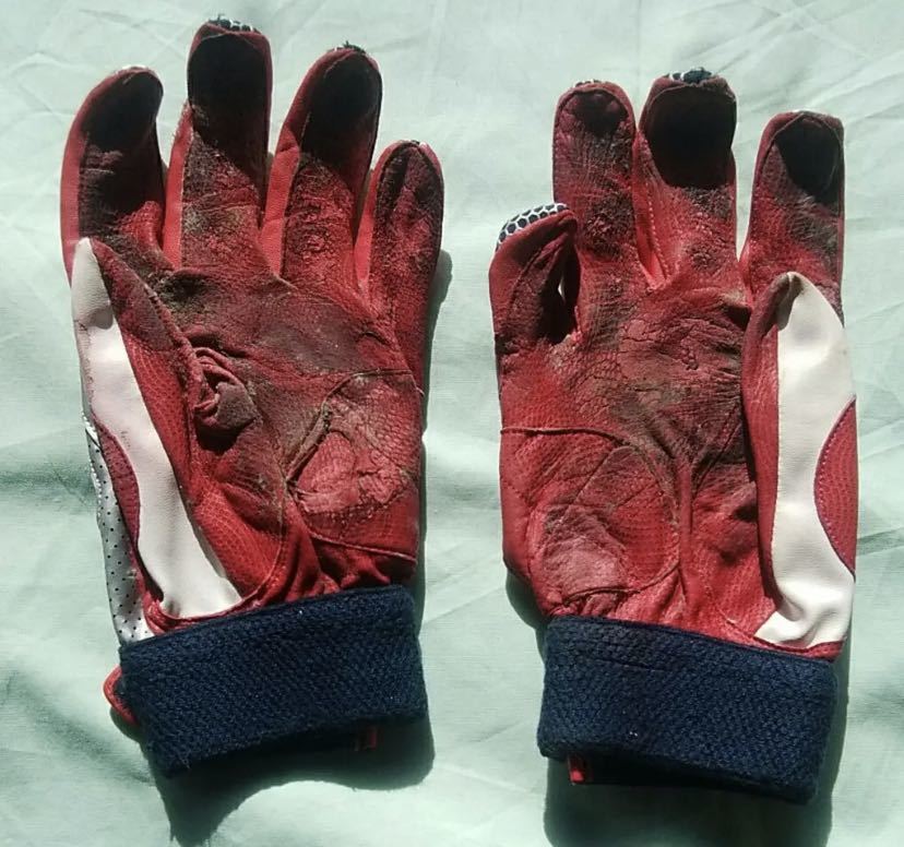 楽天イーグルス 内田靖人 実使用 バッテ バッティンググローブ