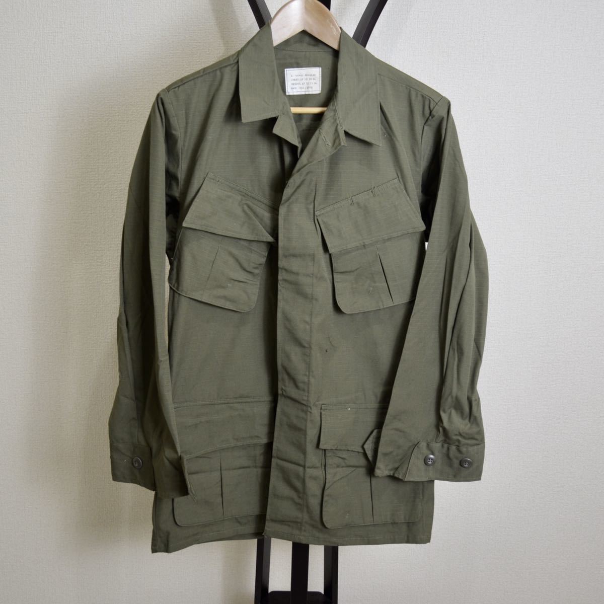 US Army ジャングルファティーグ 4th XSレギュラー 米軍 ジャングルファティーグジャケット 4th スモールレギュラー
