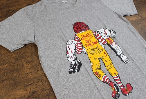 新品】新品 【ドナルドvsカーネルサンダース】DEATH OF JUNK FOOD