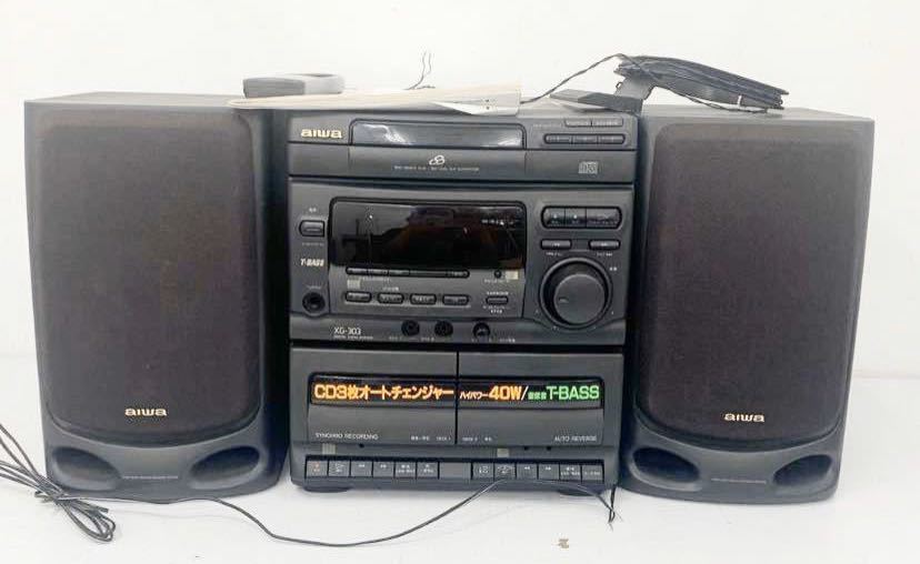 512ゆ5 AIWA アイワ カセットCDコンポ CX-N303 コンパクトディスク