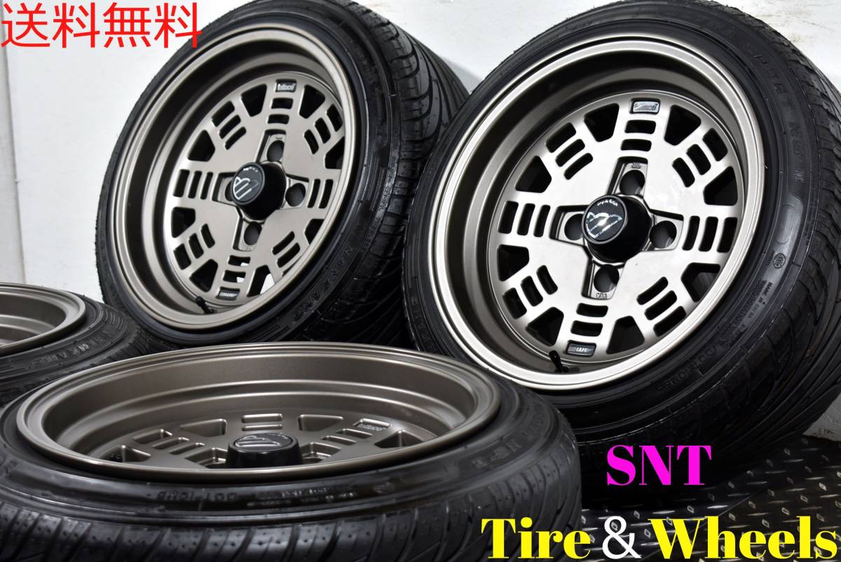 ファットレース 15インチ 8.5J 4穴 PCD100