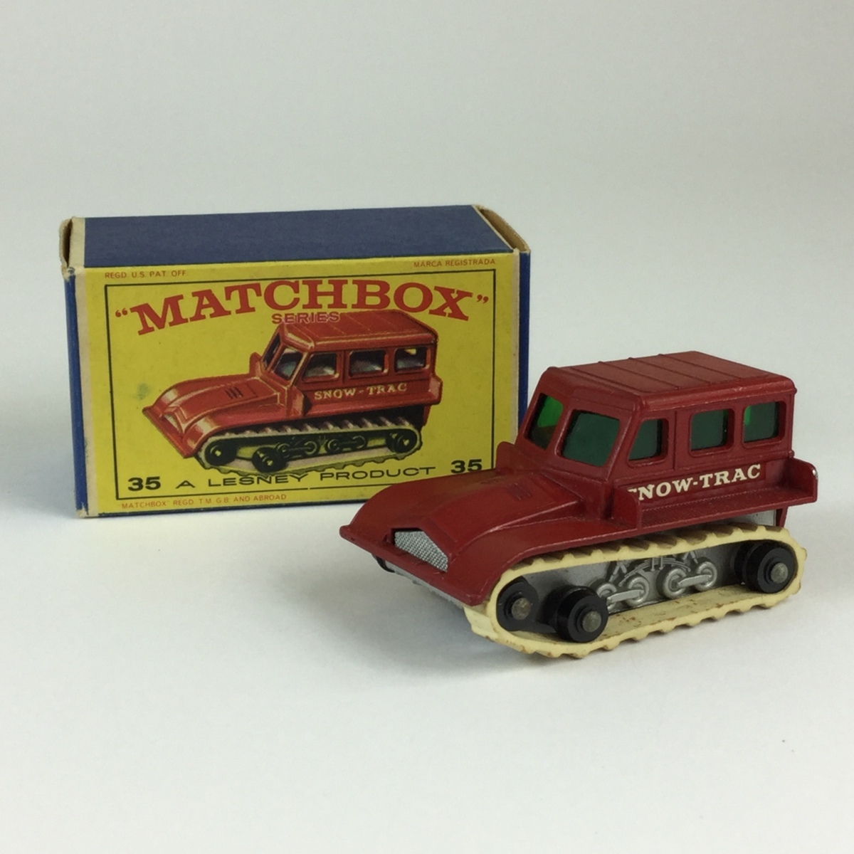 雪上車 - マッチボックス#35 Matchbox マッチボックス NO.35 SNOW-TRAC スノートラック 雪上車