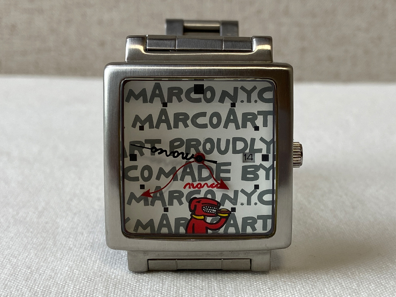登場! 腕時計 【ピーター・マルコ Marco Art】 NYポップアート 動作品 時計