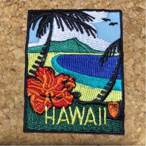 新品 ハワイhawaiiアイロン刺繍ワッペン 送料63円 ハイビスカス南国 の落札情報詳細 ヤフオク落札価格情報 オークフリー スマートフォン版