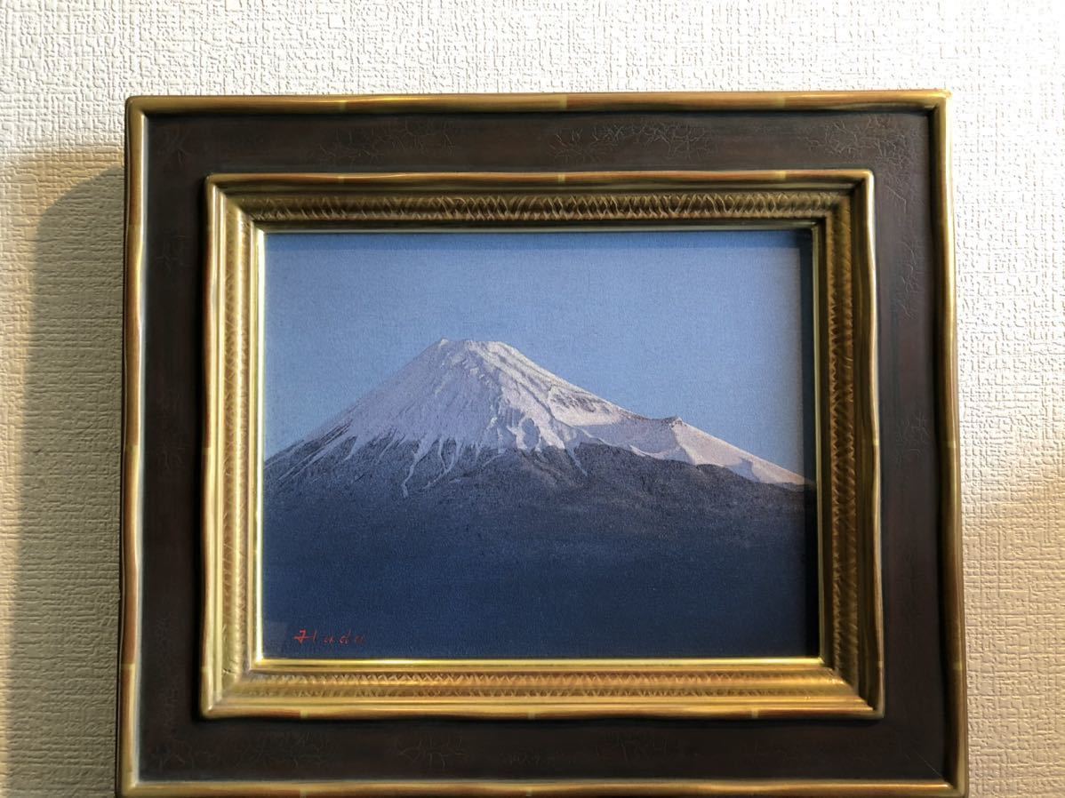 羽田裕 「霊峰富士」 油彩F6号 　十騎会々員 　点描リアリズム　ホキ美術館所蔵 ホキ美術館 ギャラリー8「第4回 私の代表作」紹介 Part3 「第4回 私の