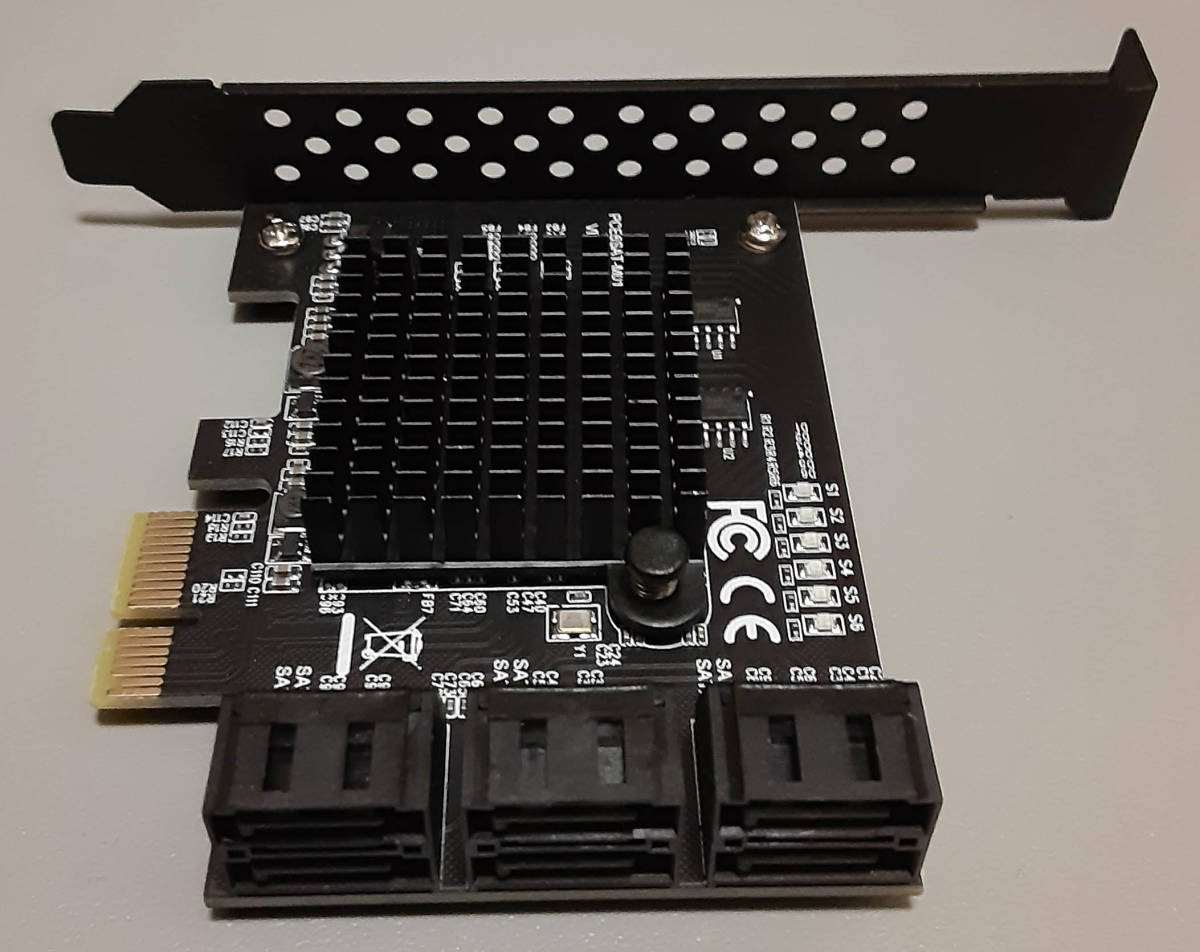 新品 Sata増設カード 6ポート マーベル Marvel se9215 チップ 拡張カードpci Express Sata3 0 6gbps対応拡張カード Windows対応 の落札情報詳細 ヤフオク落札価格情報 オークフリー スマートフォン版