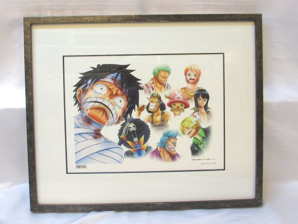 1円スタート 額縁入りポスター ONEPIECE ワンピース エディオン当選品