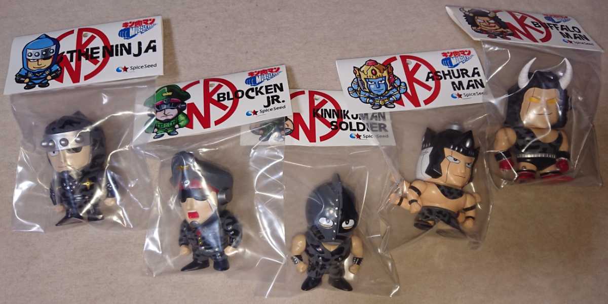 29セット限定品 キン肉マンマッスルショット スパイスシード ソルジャーチーム 迷彩ブラックver の落札情報詳細 ヤフオク落札価格情報 オークフリー スマートフォン版