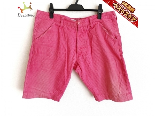 エヴィス Evisu ハーフパンツ サイズ36 S ピンク メンズ ストライプ ボトムス の落札情報詳細 ヤフオク落札価格情報 オークフリー スマートフォン版
