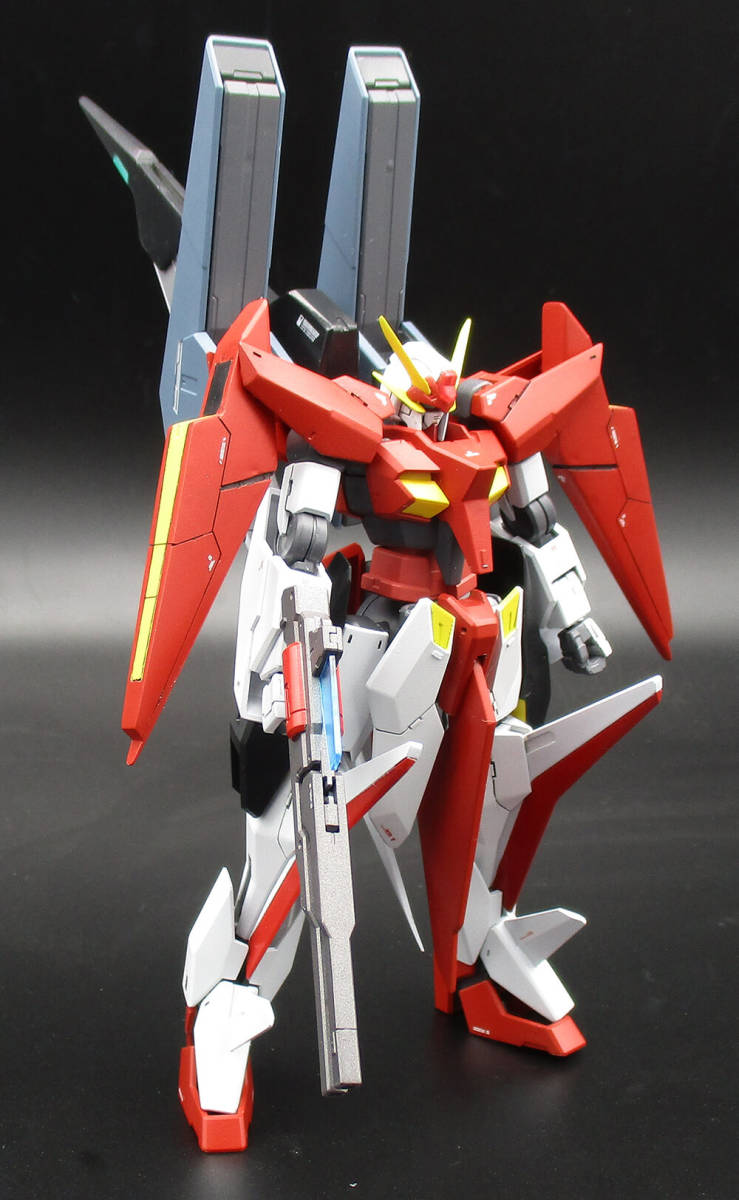 Hg 1 144 アリオスガンダム改造 アリオスガンダムアスカロン 塗装済完成品 の落札情報詳細 ヤフオク落札価格情報 オークフリー スマートフォン版