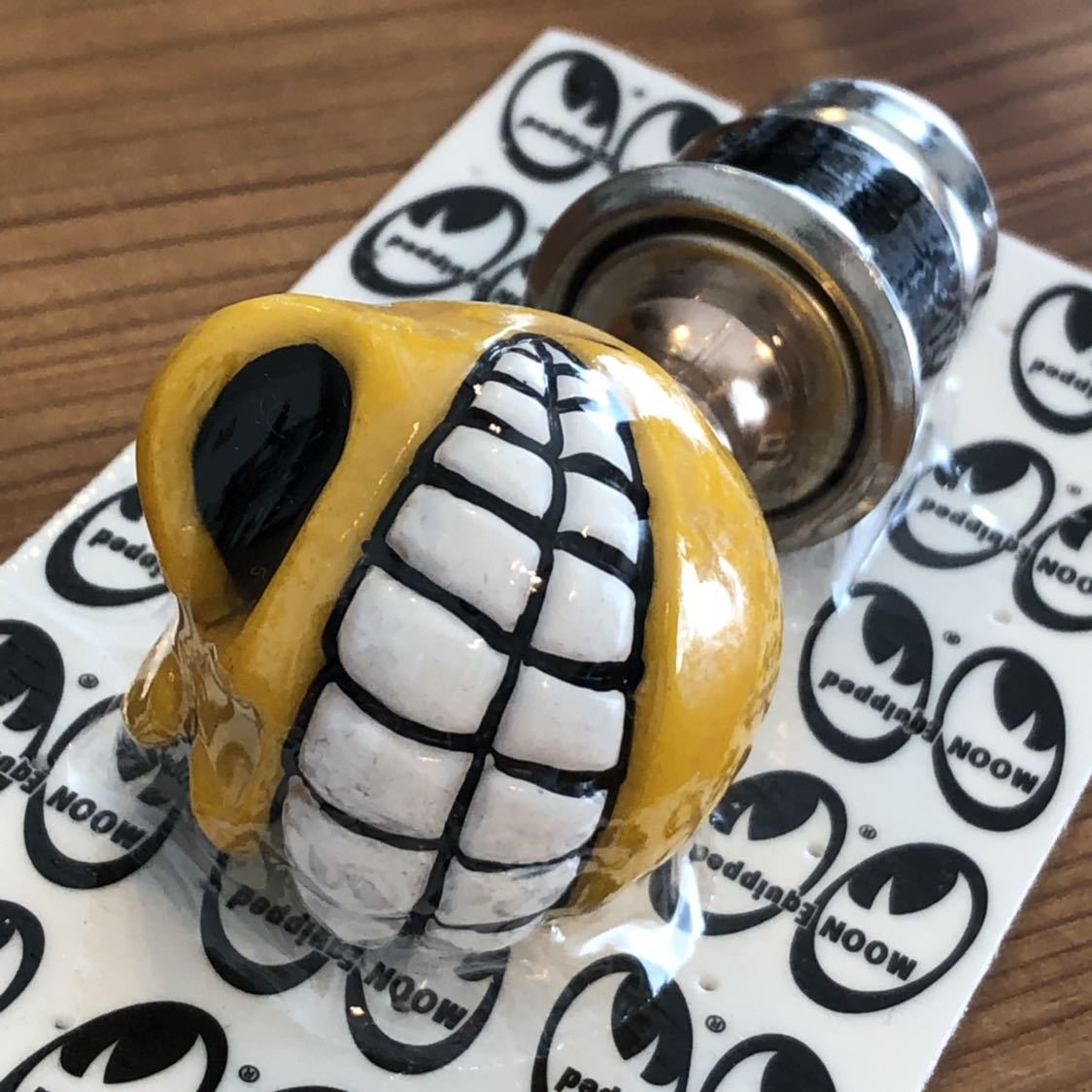 廃盤品 希少】Rat Fink シフトノブ/ウッド調 エドロス ムーンアイズ 