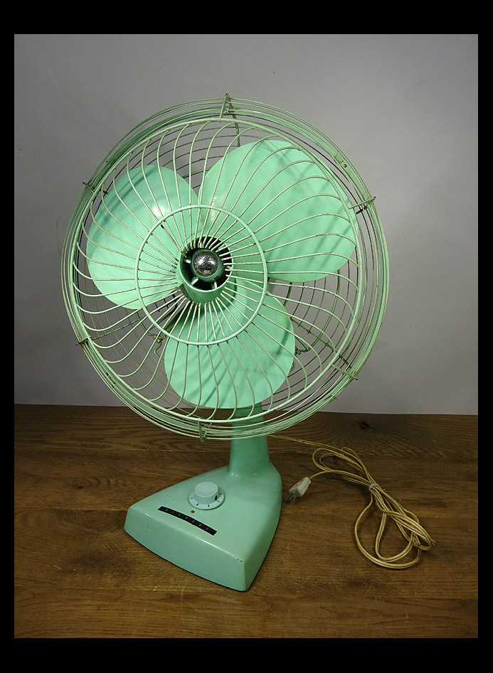緑屋**t□日立 ヴィンテージ 扇風機 603-C デスクファン 昭和レトロ