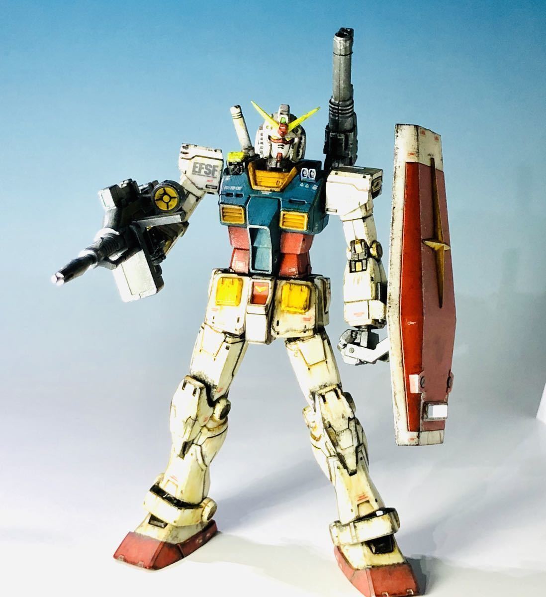 HG 1/144 RX-78-02 オリジンガンダム（ORIGIN GUNDAM) 素組み完成品