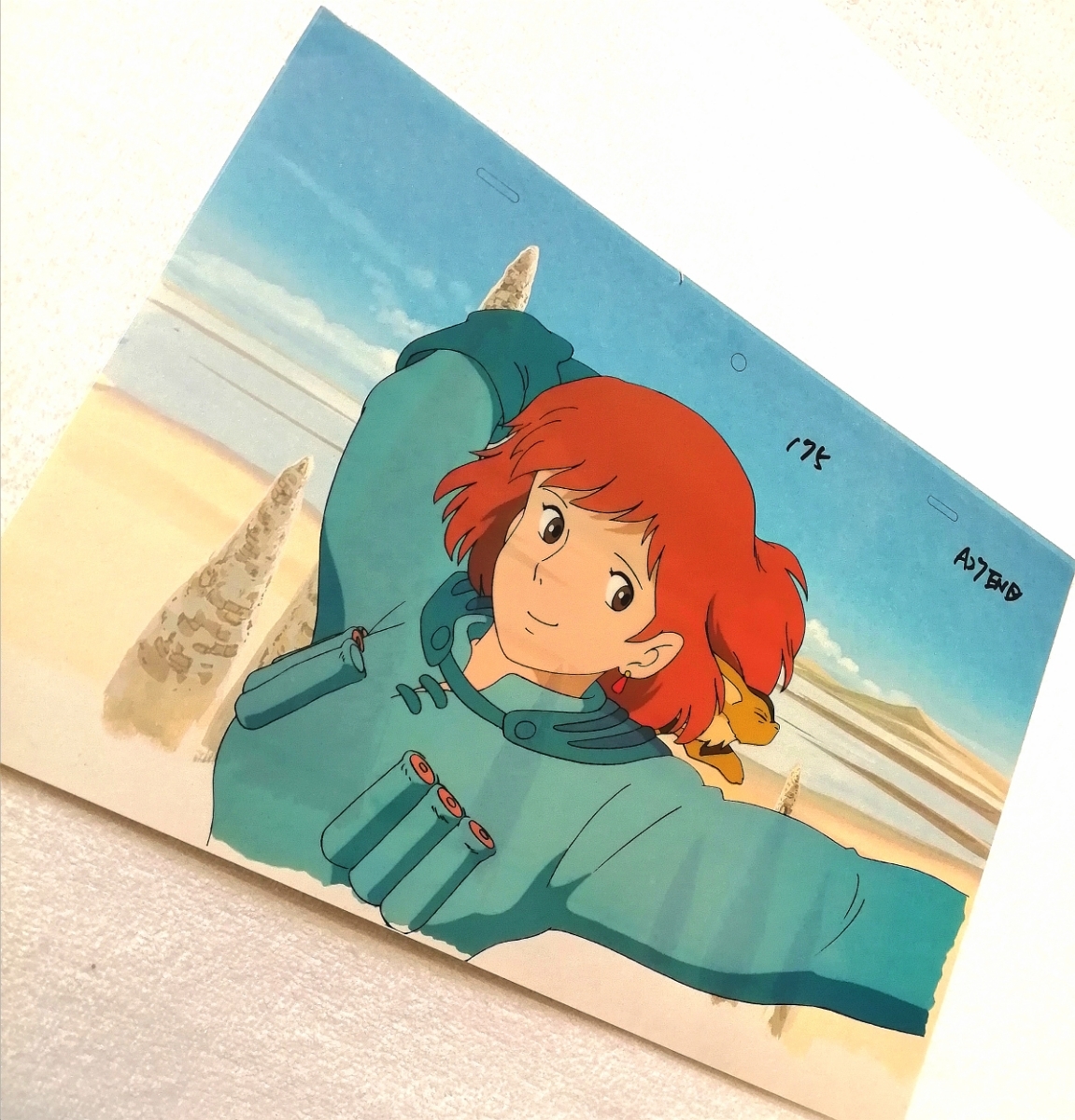 超美品】風の谷のナウシカ セル画2枚背景2枚額縁