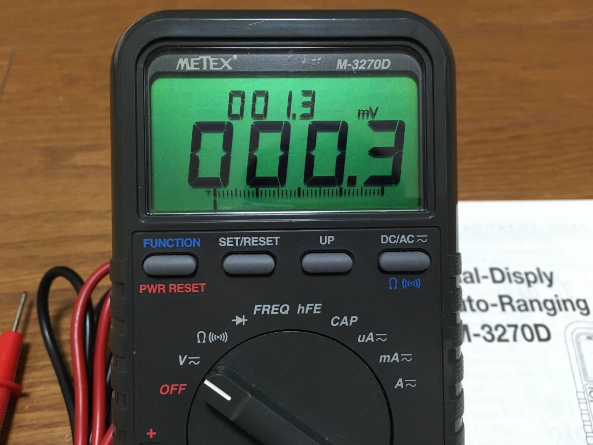 ☆美品☆ MULTIMETER M-3870D デジタル マルチメーター