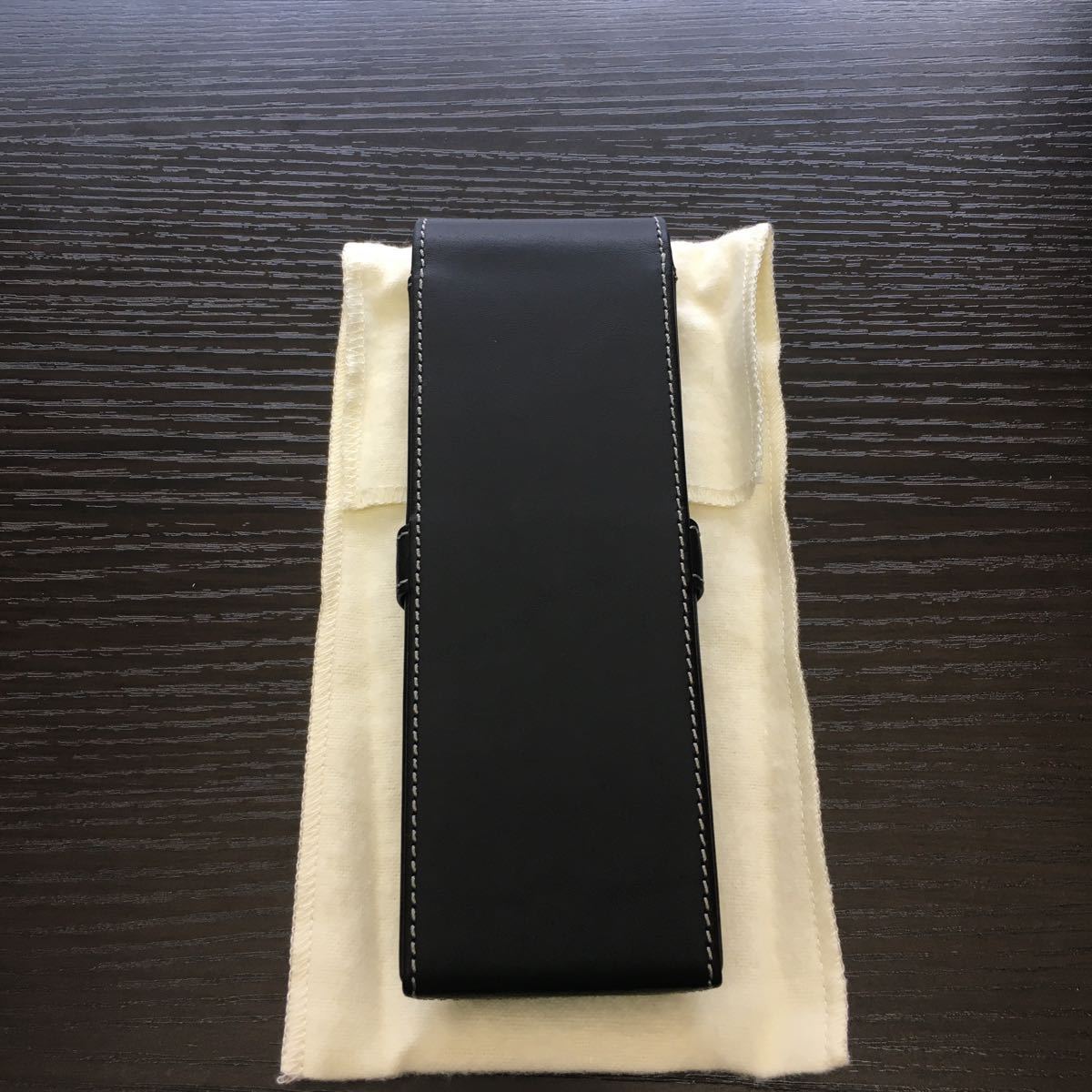 新品】モンブラン ペンケース （2本差し）ブラック 9537の落札情報詳細