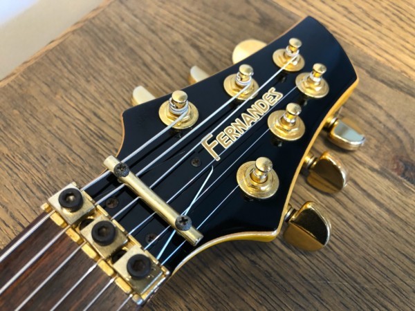 状態良好 新品弦交換済 FERNANDES APG-80 24F フレイムトップ フロイド