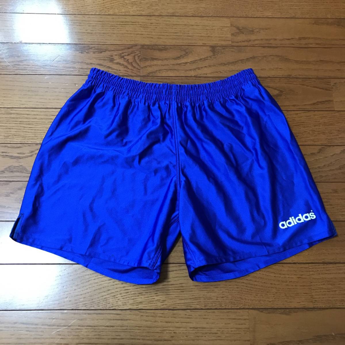 Adidas アディダス サッカー フットサル ブルー ショートパンツ サッカーパンツ サカパン 日本製 サイズm の落札情報詳細 ヤフオク落札価格情報 オークフリー スマートフォン版