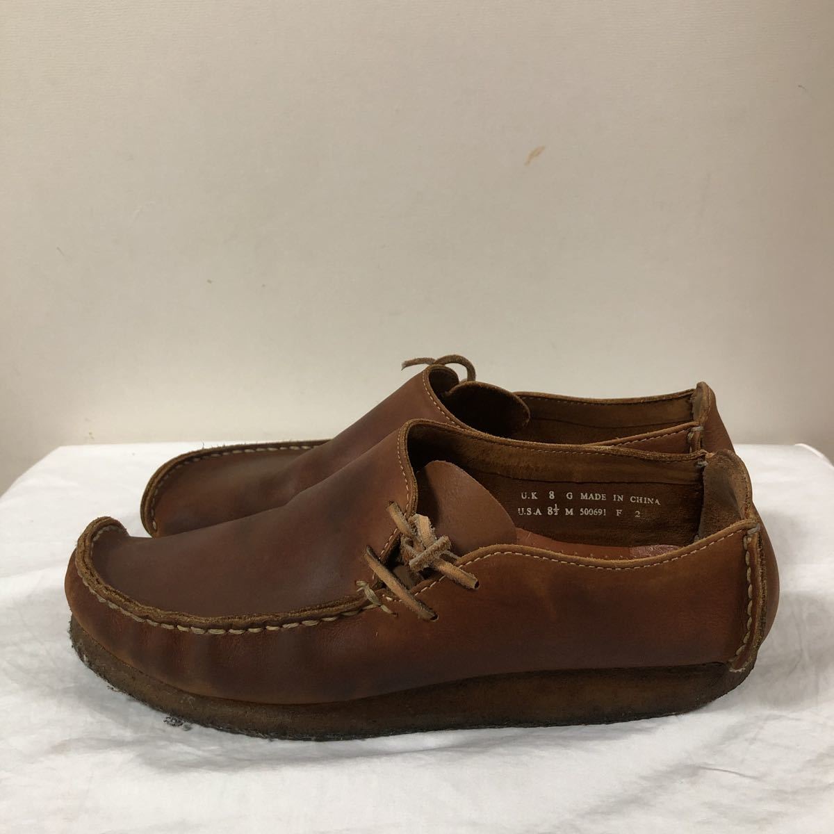 Clarks クラークス ワラビー レザー ブラウン8 26cm Clarks クラークス ワラビー ブラウンレザー UK8 26cm