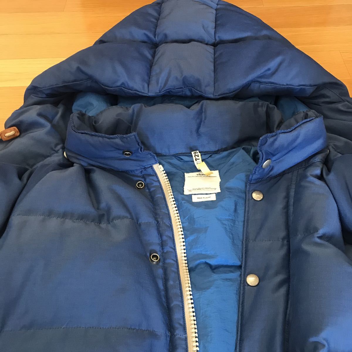 19aw visvim KENAI DOWN JKT OVERDYE BLUE SIZE3 ict indigo dry