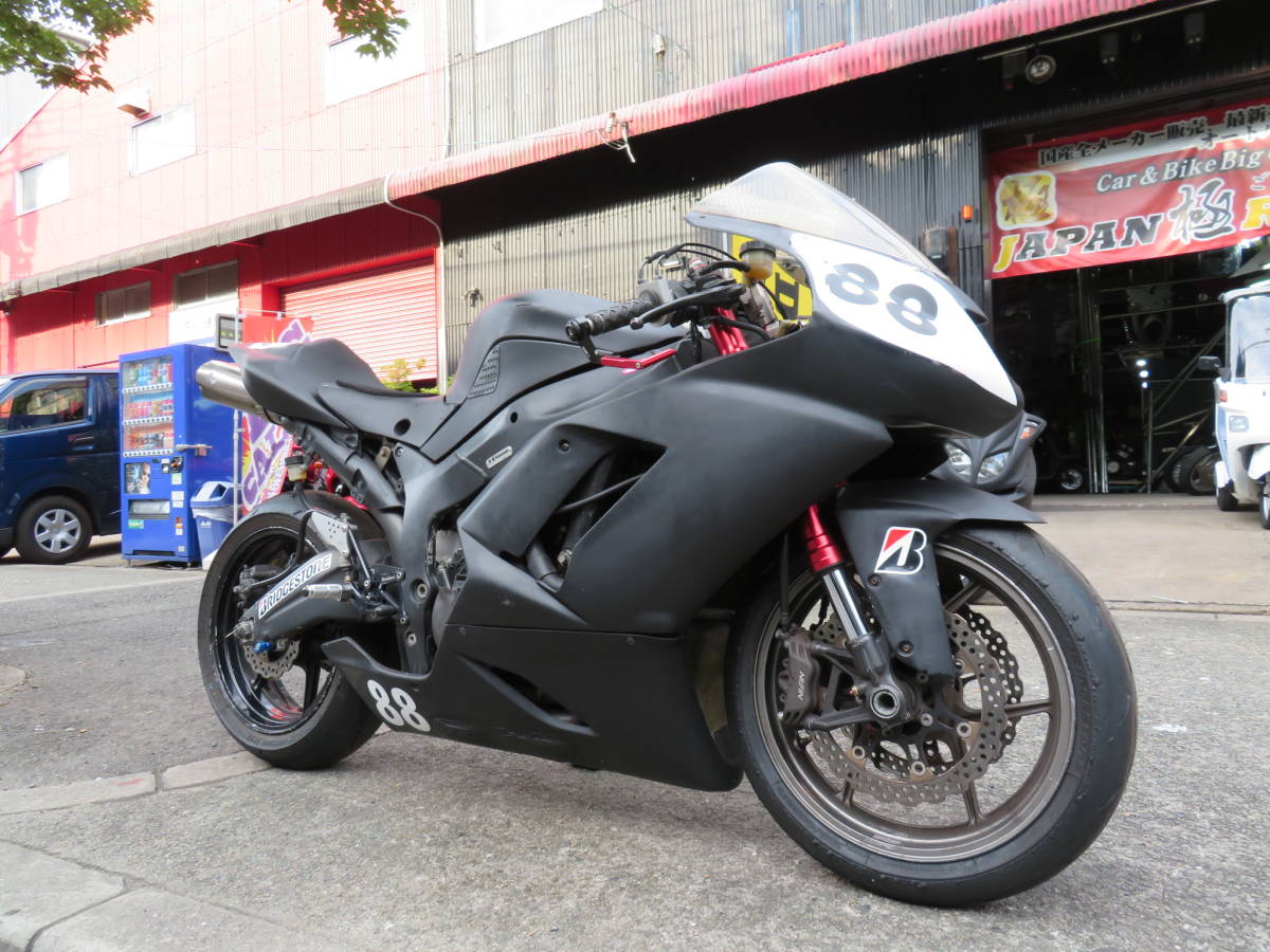 154◇SALE！07'08年式！ ZX-6R レーサー！マフラー！2次カバー