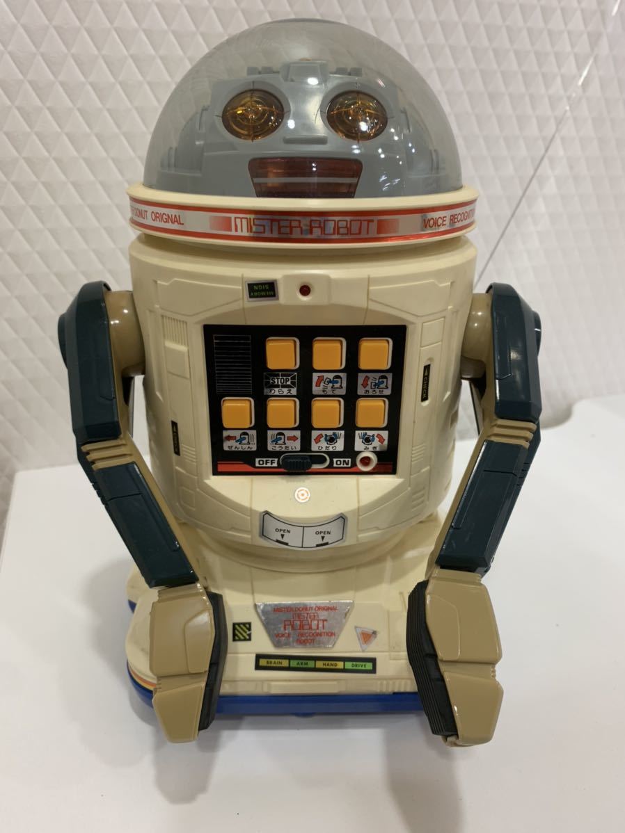 トミー MISTER ROBOT ミスタードーナツ 音声認識ロボット 現状品 トミー MISTER ROBOT ミスタードーナツ 音声認識ロボット 現状品