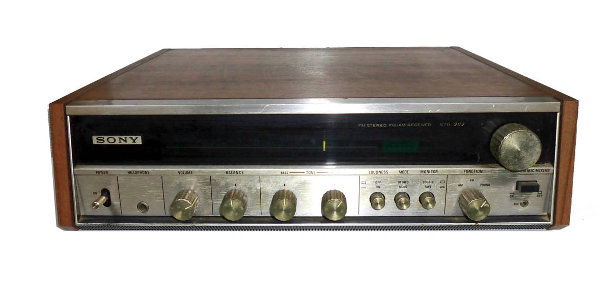 昭和レトロ　レア！SONY STR-201 AMFMレシーバー 管理No.④ 昭和レトロレア！SONY STR-201 AMFMレシーバー 管理No.④