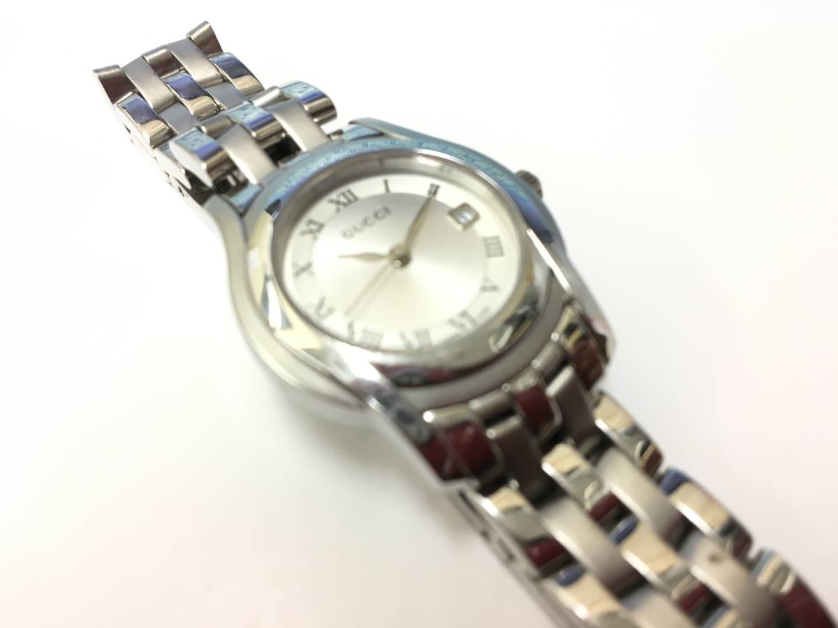 Gucci グッチ レディース 時計 5500 L 稼動品 の落札情報詳細 ヤフオク落札価格情報 オークフリー スマートフォン版