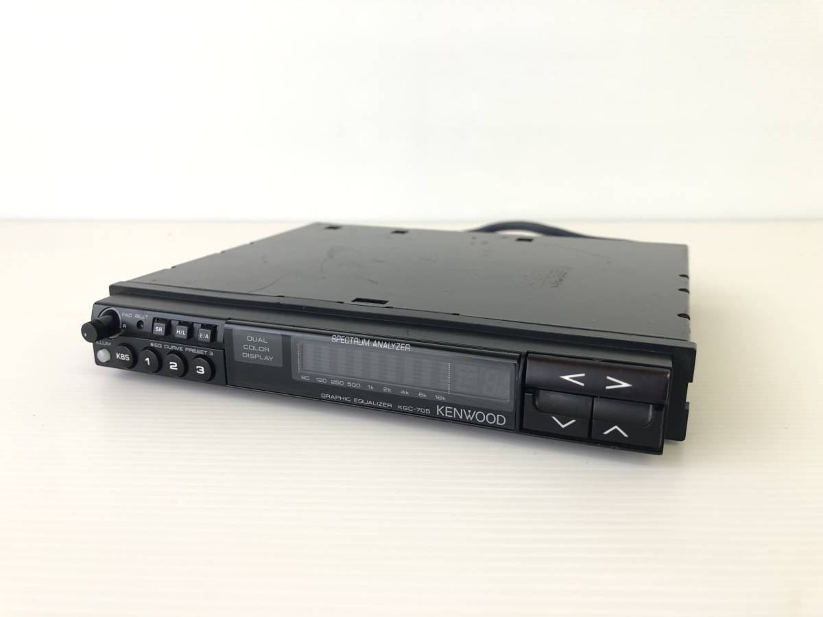 8-8-1当時物【KENWOOD/ケンウッド】グラフィックイコライザー KGC-705