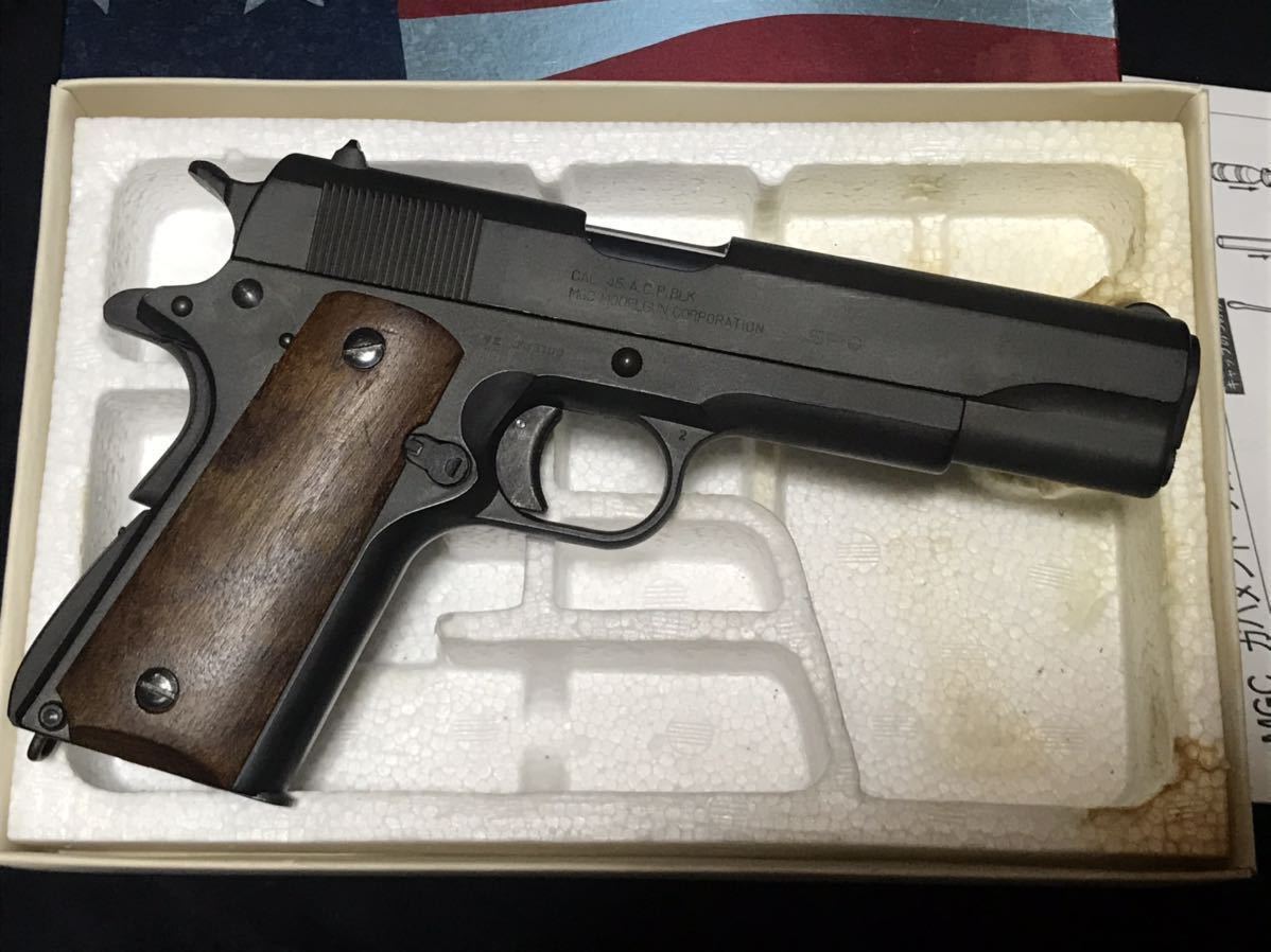 MGC ABS樹脂製 コルト ガバメント GM2 未発火 木グリップ付き(検/M1911