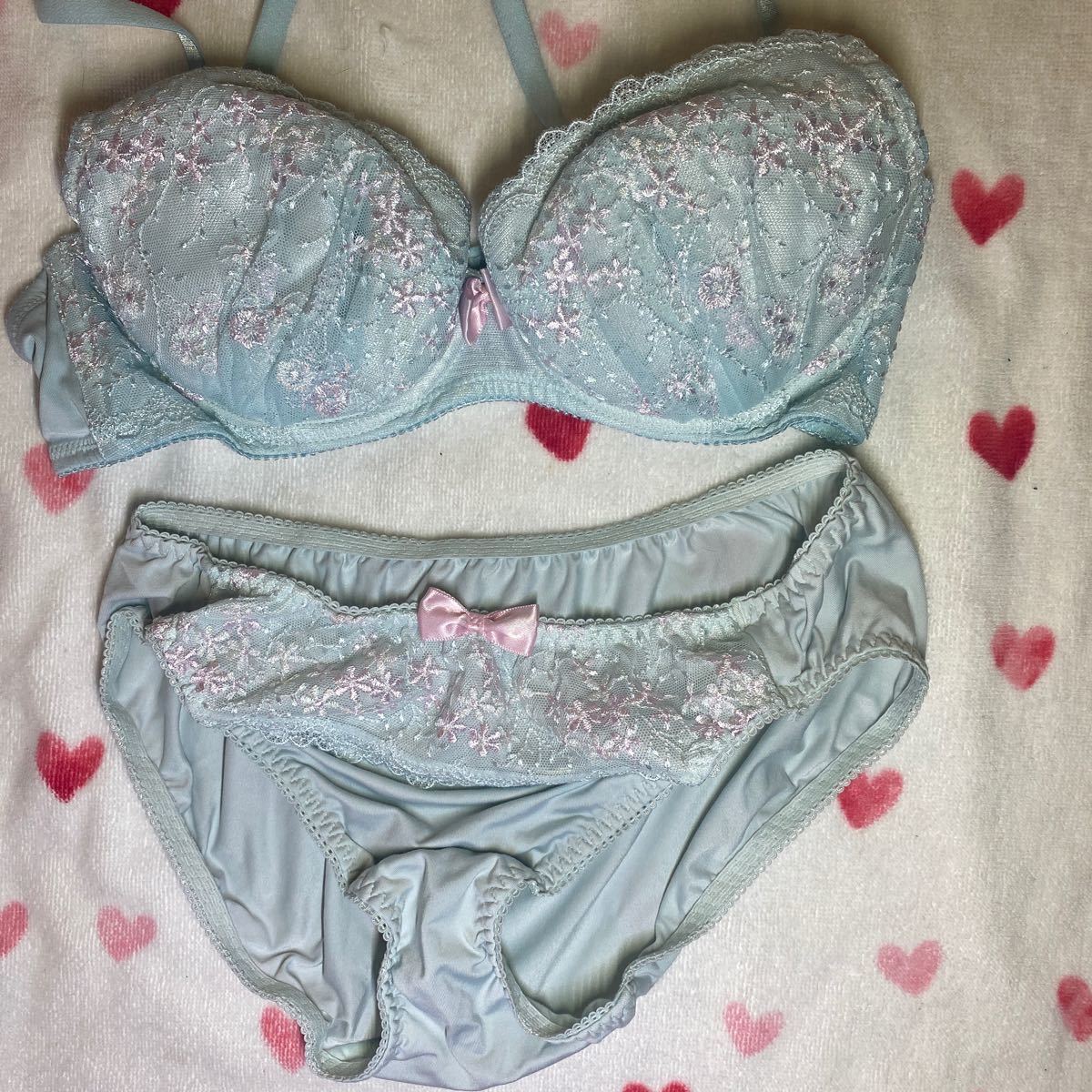 妹　ブラ JK妹ブラ&ショーツセット ヨレヨレ汚れありジャンクタンス整理品の落札情報詳細 - Yahoo!オークション落札価格検索 オークフリー