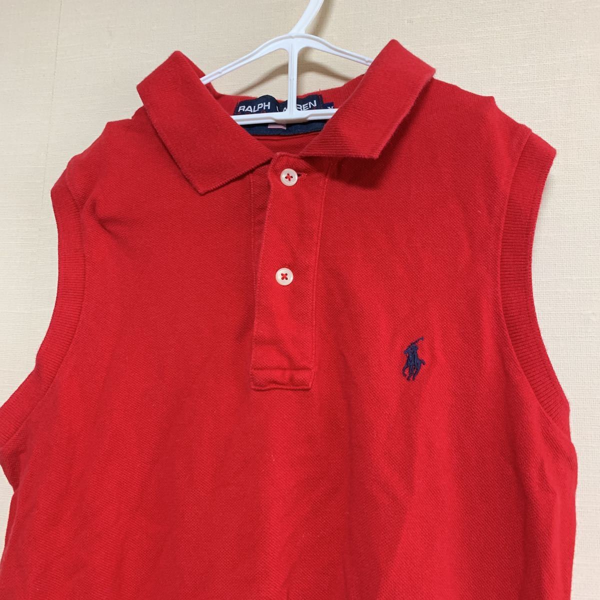 レア Polo Ralph Lauren ノースリーブ ポロシャツ レディースm レッド 赤 ポロ ラルフローレン Sports Golf ゴルフ ワンピース の落札情報詳細 ヤフオク落札価格情報 オークフリー スマートフォン版