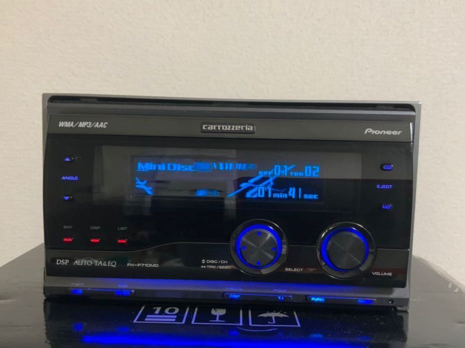 訳あり　carrozzeria FH-P099MD CD MD デッキ Pioneer Carrozzeria FH-P099MD Car Audio CD/MD Player Very