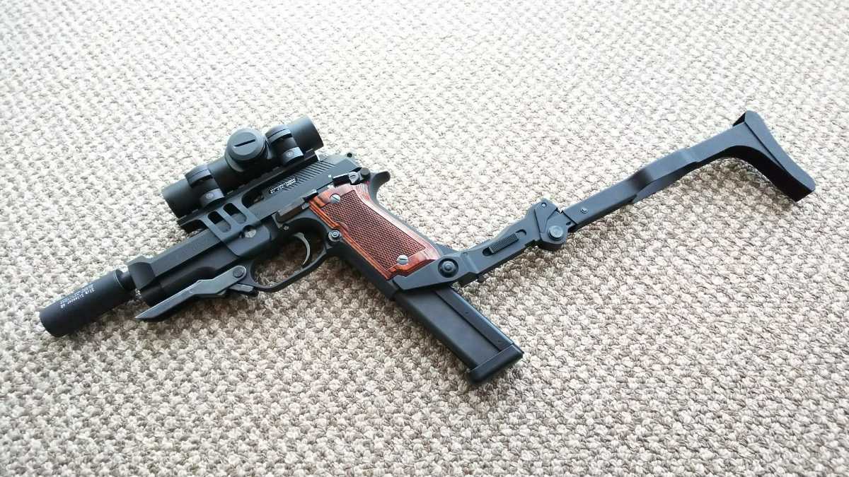 KSC M93R II HW サイレンサー付き KSC M93R II HW サイレンサー付き KSC M93R-II ヘビーウェイト