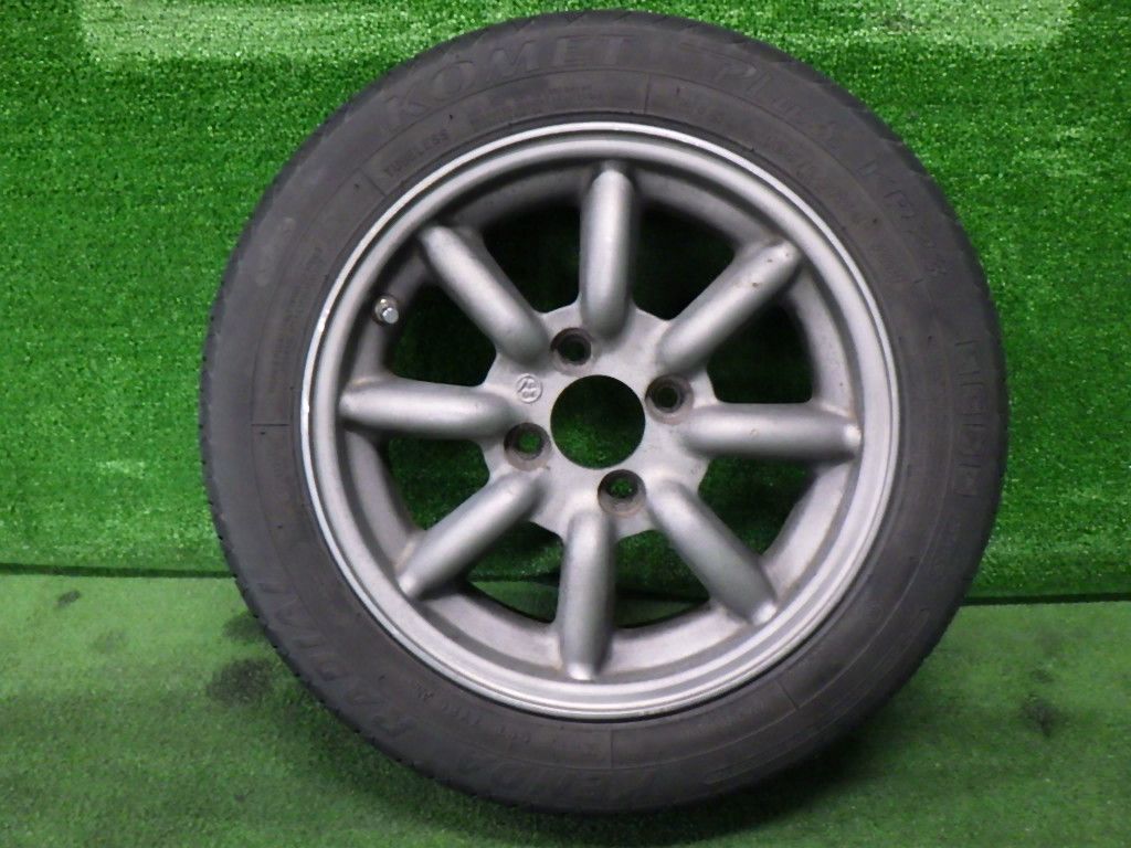 ワタナベ エイトスポーク 14インチ 6J? PCD100 4穴 ホイール1本 165