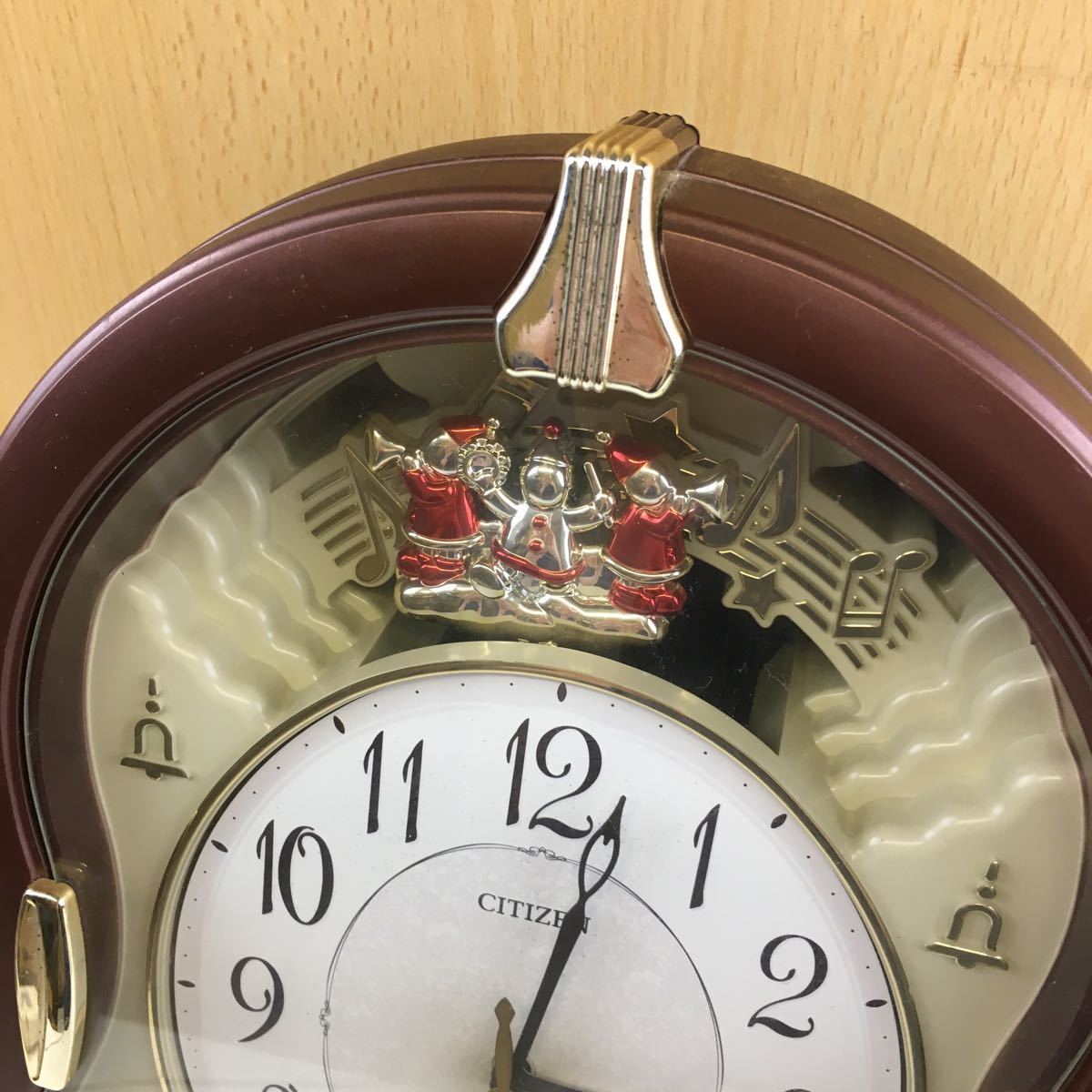 CITIZEN 大型掛時計 からくり　オルゴール音量調整機能付き　美品 からくり時計】CITIZEN KARAKURI オルゴールコンサート 【2024時の記念